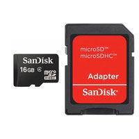 Sandisk 16GB MicroSDHC w/adapter (SDSDQM-016G-B35A) Sandisk 16GB MicroSDHC w/adapter (SDSDQM-016G-B35A)